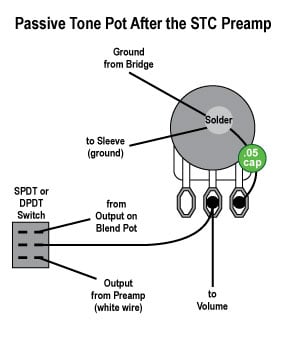 Active Bass Wiring Diagram / 3 Band Active Pass Bass Guitar Preamp 5