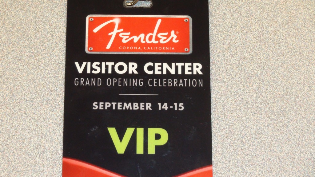 Fender Visitors Center Pass