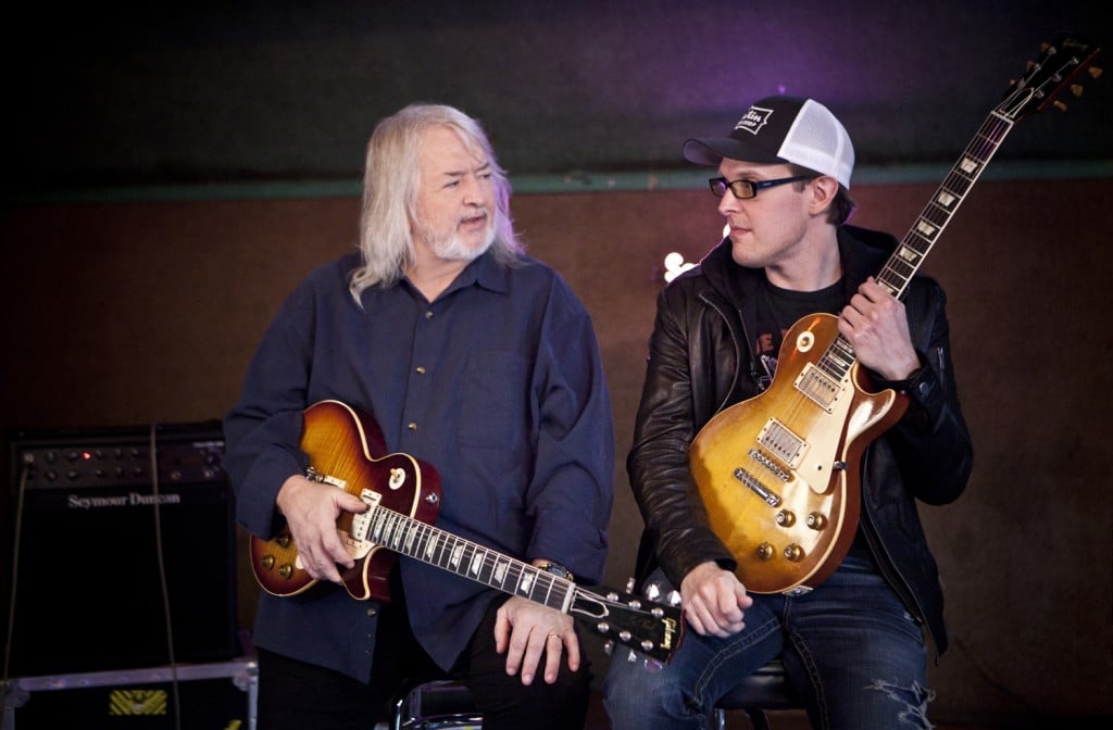 Joe and Seymour discussing the Bonamassa Signature Pickups. 