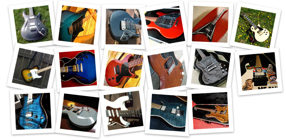 A few of the guitars I've sold over the last couple of years