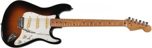 This 'Fender' is actually an Ibanez 'lawsuit' model.