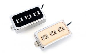 The Custom Shop makes a Staple pickup for humbucker and P-90 routed guitars. 