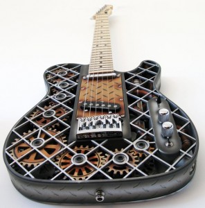 3d-printed guitars are certainly outside the box.