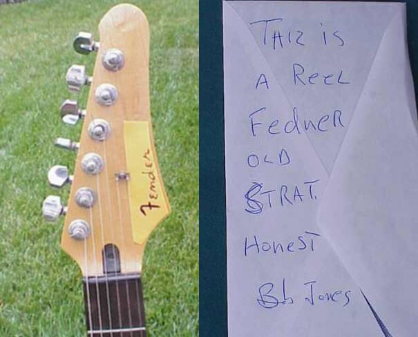 Fake eBay Fender Strat