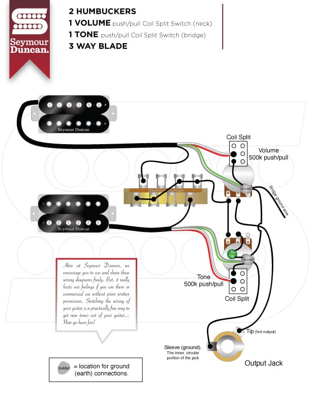 2 Thornbuckers, 1 volume, 1 tone,50's style wiring, 3 way BLADE switch?  Help! | The Gear Page  3 Way Switch Wiring Diagram Guitar Volume    The Gear Page