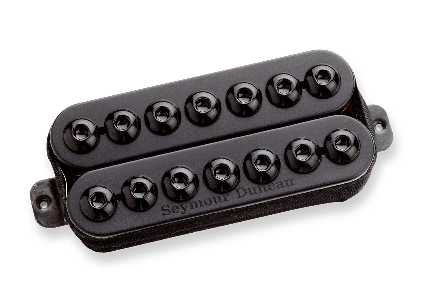 Invader Style Humbucker Pickup Hex Polepieces and ceramic Magnet Zebra Colour 