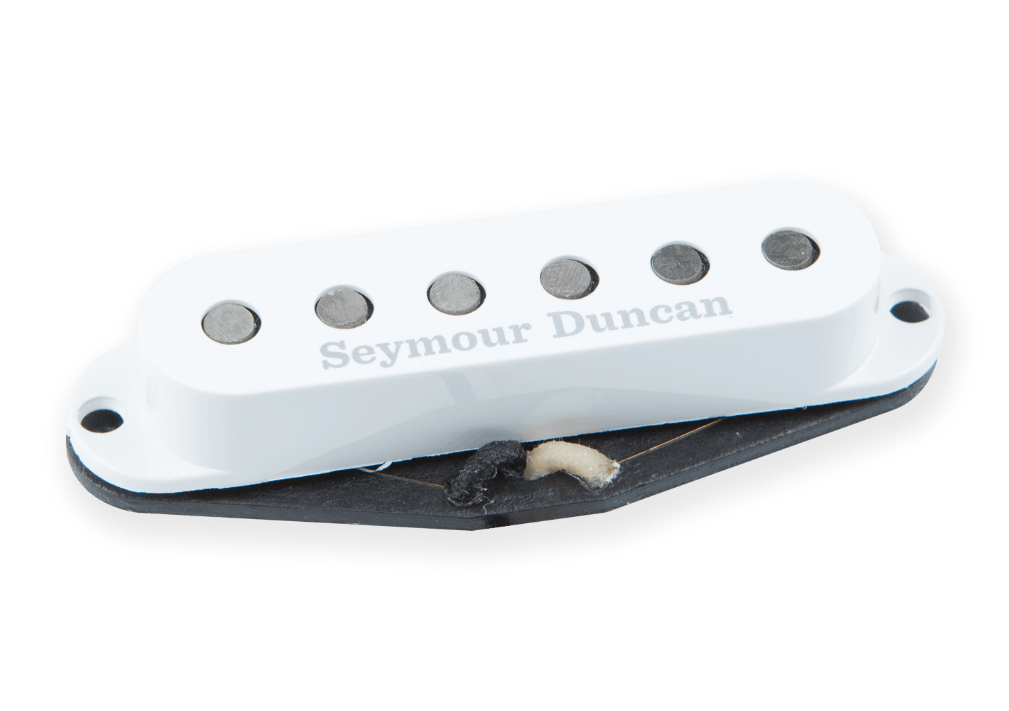 Alnico II Pro Flat stratocaster pickup in white