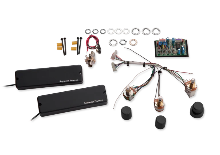 Set Pickup Seymour Duncan ASB-6s Active Soapbar 6 Corde Per Basso Fase I