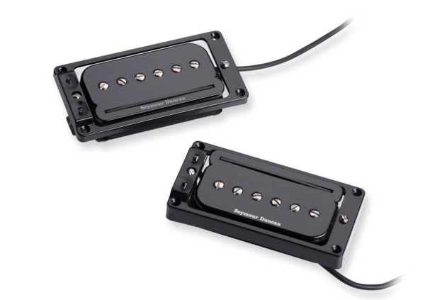 P-Rails Triple Shot humbucker set arched in black