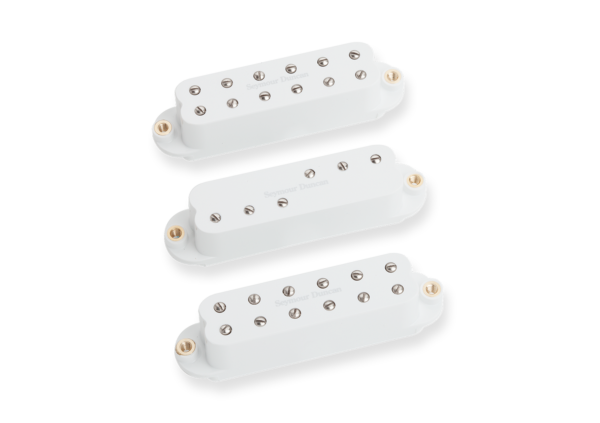 Everything Axe Stratocaster pickup set in white