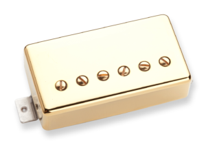 Seymour Duncen Seth Lover SH-55 humbucker pickup with a gold cover