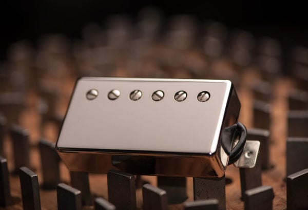 Seth Lover humbucker pickup with a nickel cover