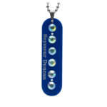 Bobbin Necklace gem dark blue