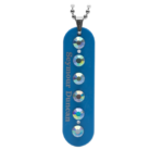 Bobbin Necklace gem light blue