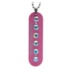 Bobbin Necklace gem light pink