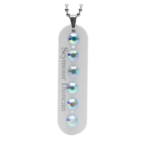 Bobbin Necklace gem white