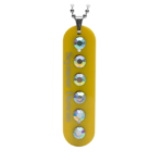 Bobbin Necklace gem yellow