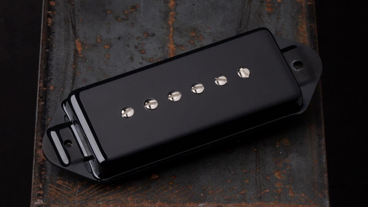 black p90 dog ear pickup