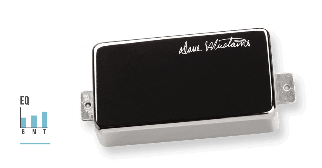 David Mustaine Livewire active Humbucker with eq graph