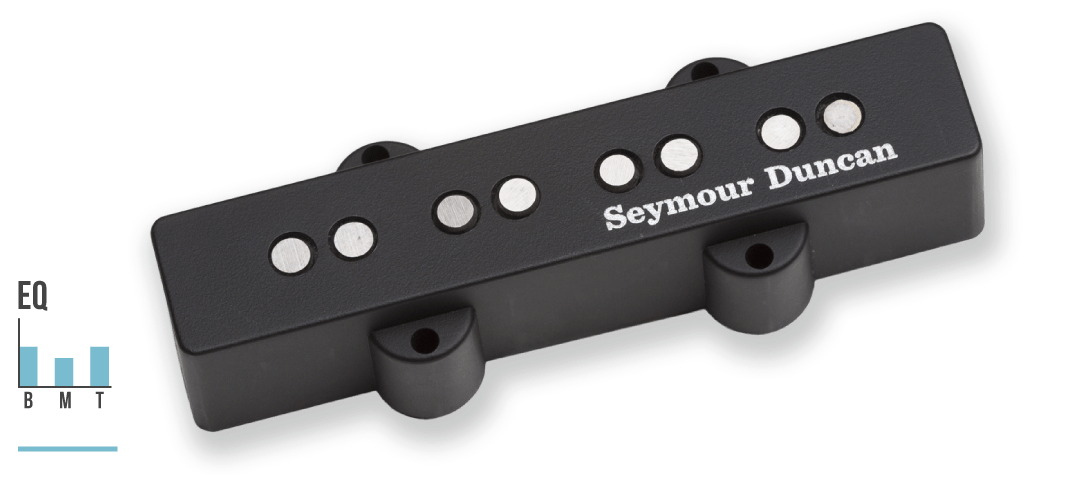 Wired Control Plate Seymour Duncan SJB-1 Vintage Jazz Bass Guitar Pickup Set 
