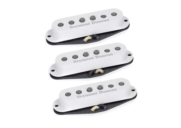 Scooped Strat stratocaster pickup set in white