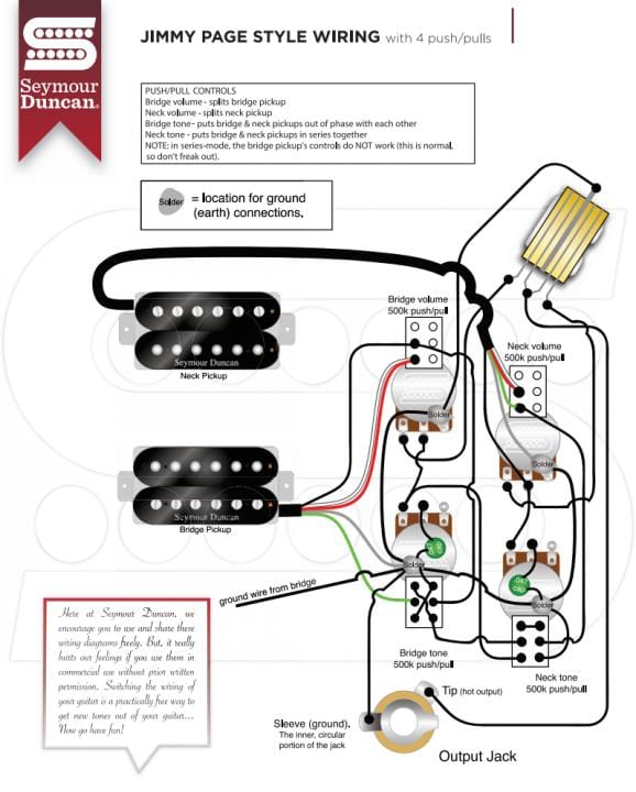 Les Paul Wiring - Jimmy Page Style Wiring
