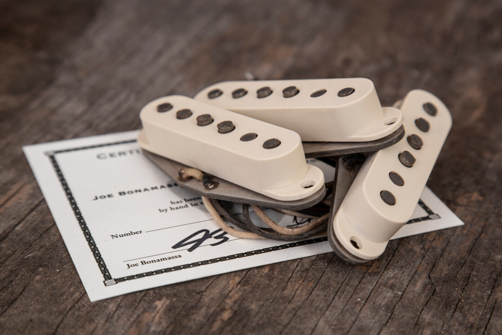 Joe Bonamassa Greenburst Pickup Set from Seymour Duncan
